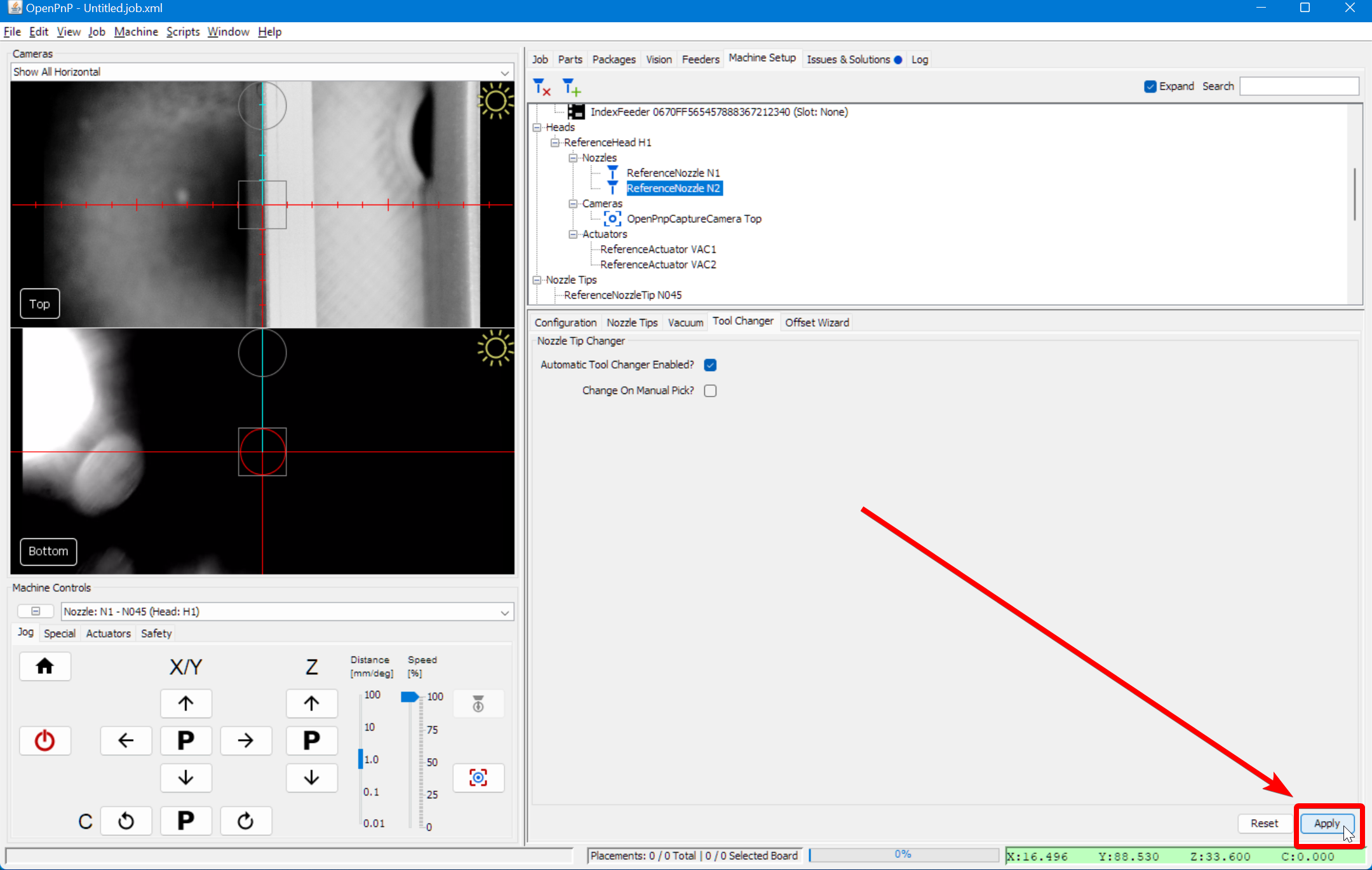 Automatic Toolchanger Calibration - Opulo Documentation