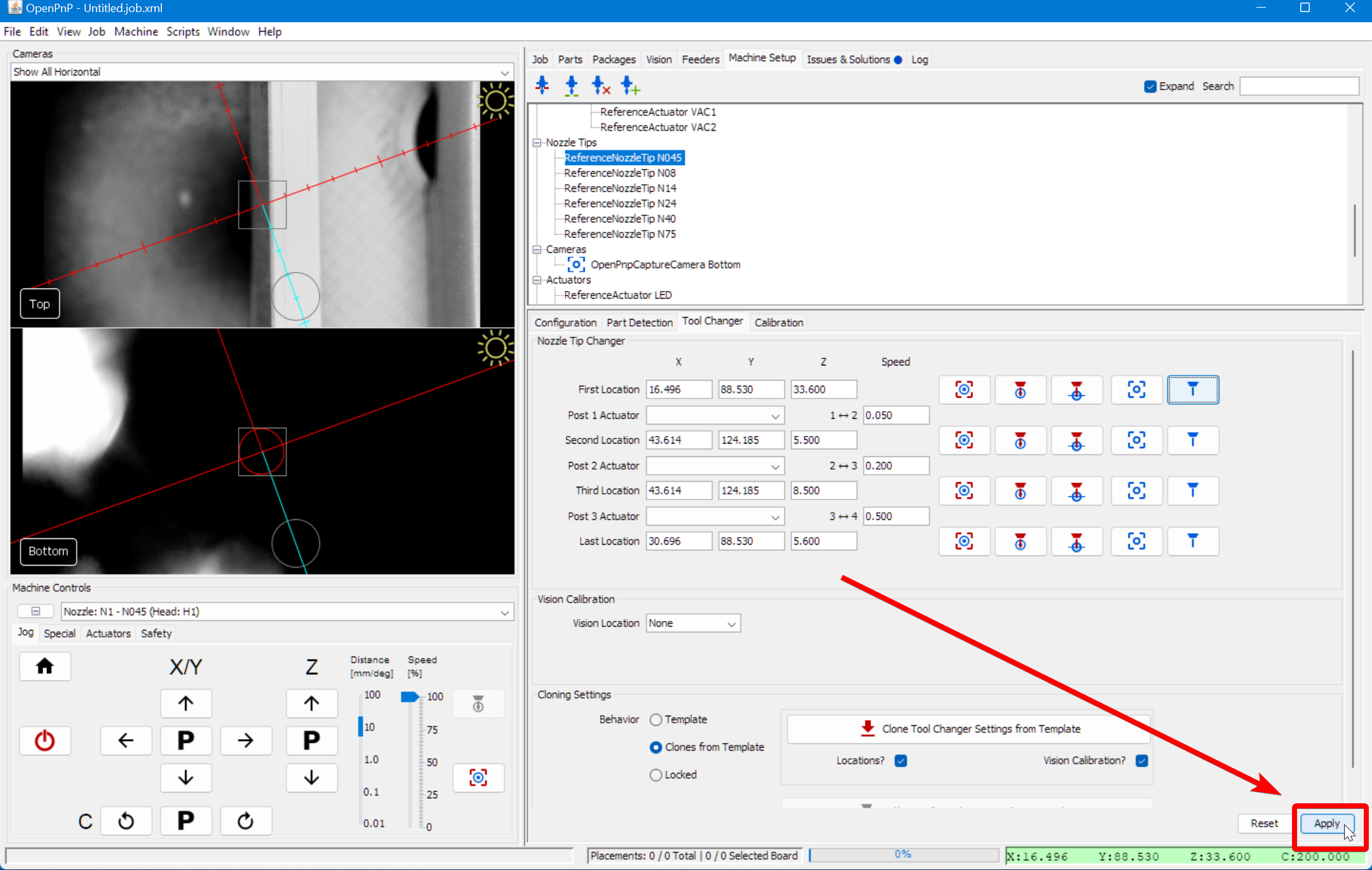 Automatic Toolchanger Calibration - Opulo Documentation