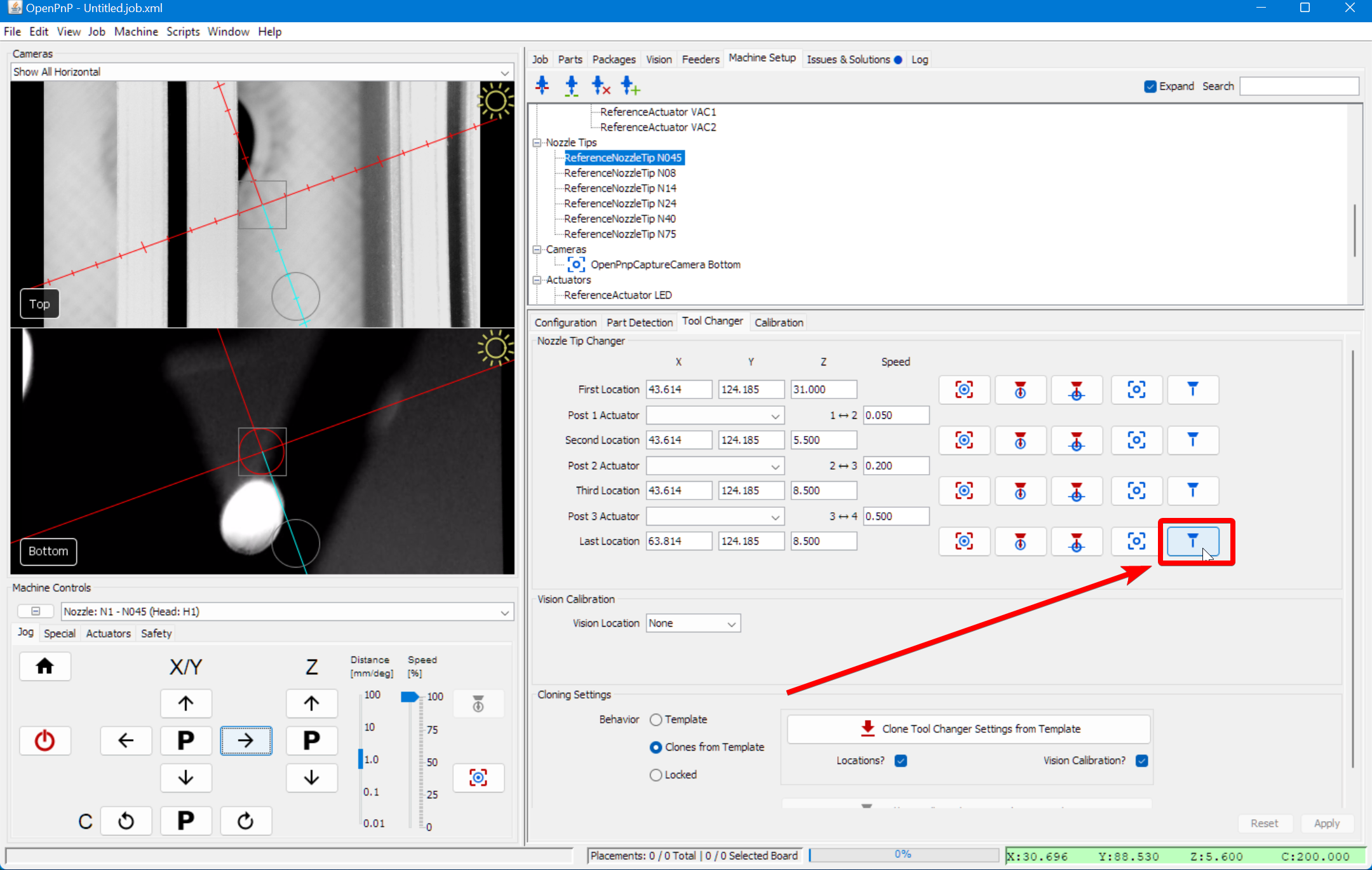 Automatic Toolchanger Calibration - Opulo Documentation