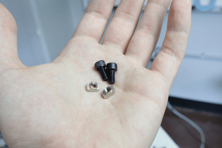 Leg screws and nuts