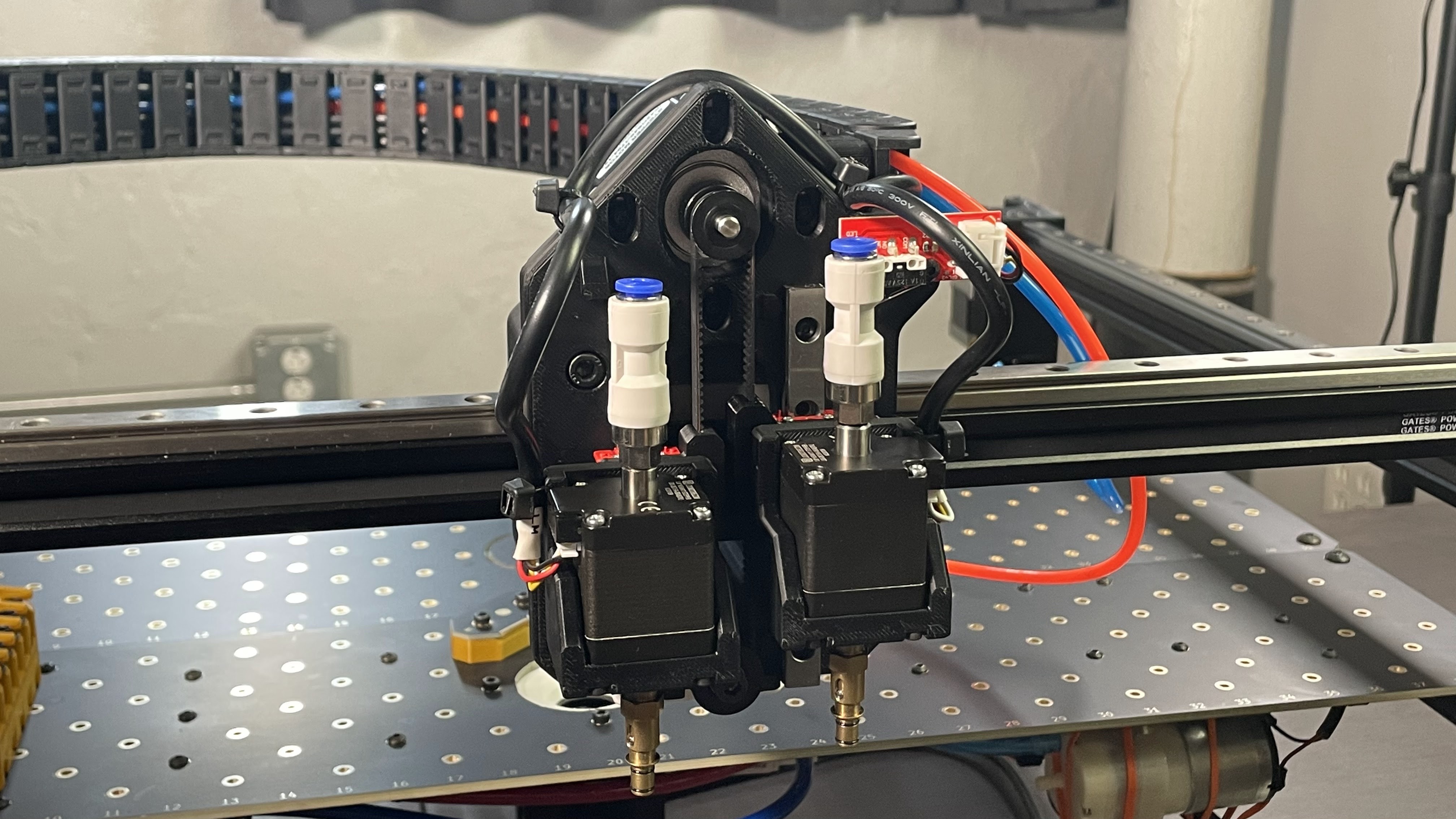 Motor cables connected